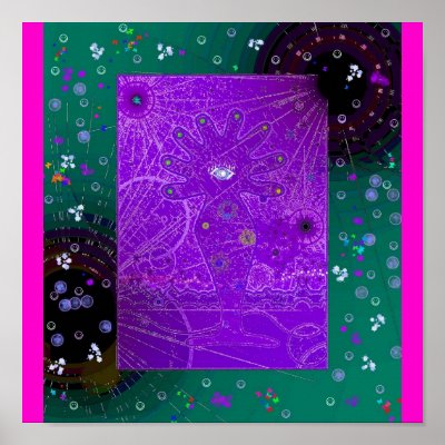 9 Eyed mOOnella - My Space Girl Friend Poster by 3DMOONMAN