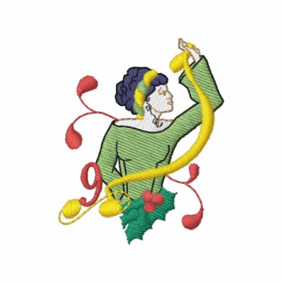 9 Ladies Dancing by ZazzleEmbroidery