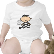 9 Months On The Inside Baby Prisoner Rompers