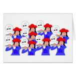 9 Pipers Piping Greeting Card