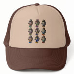 9 Robots Coloured Trucker Hat