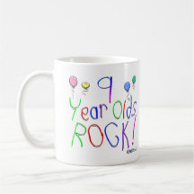 9 Year Olds Rock! Mug