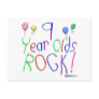 9 Year Olds Rock ! Postcards