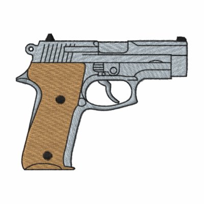 9mm Handgun Polo Shirt by ZazzleEmbroidery