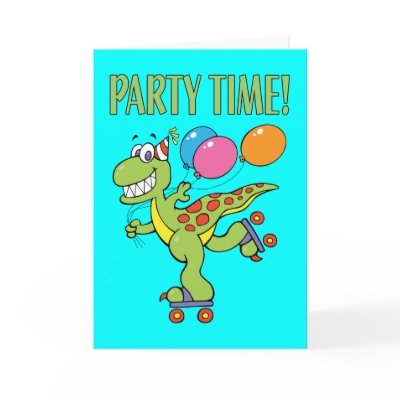 9th Birthday Dinosaur Card by birthday_party
