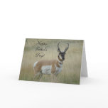 A0008 Pronghorn Antelope Greeting Card