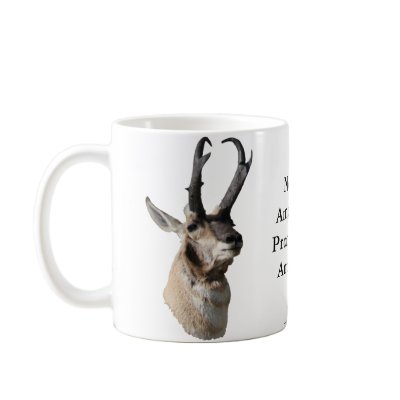 A0018 Pronghorn Antelope Coffee Mugs by FlatlanderSam