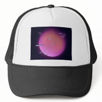 A1 Blue Geese sun JPEG Trucker Hats