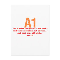 A1 Description Postcards