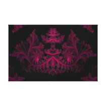 a1 Pink Abstract Gallery Wrapped Canvas