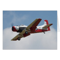 A1 Skyraider Landing Card