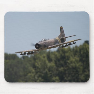 A1 Skyraider Mousepad by rcphotogifts