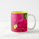 a2 Pink Raspberry Pansy Coffee Mugs