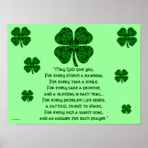 A30 Kaleidoscopic Celtic - Irish Blessing 5 Print
