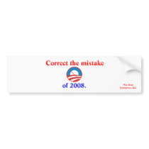 A 2012 election bumper sticker.