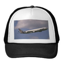 A-340 airbus, European airliner Mesh Hat