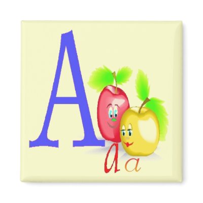 A - Alphabet Magnet by elenaind