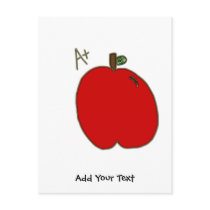 A+ Apple Post Cards
