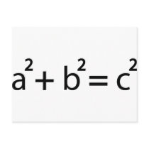 a + b = c postcards