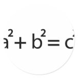 a + b = c sticker