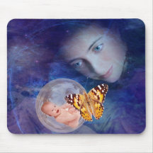 A baby and mother's joy mouse pad
