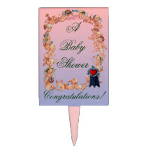 A Baby Shower Cake Topper