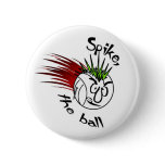 A Ball Named Spike Pinback Button