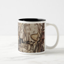A band of workmen, who were sawing down coffee mugs