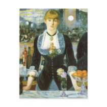 A Bar at the Folies-Bergere by Edouard Manet Post Card