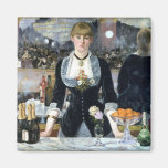 A Bar at the Folies Bergère, Édouard Manet Fridge Magnet