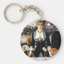 A bar at the Folies-Bergère Key Chains