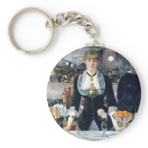 A Bar At The Folies Bergere Keychains