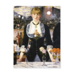 A bar at the Folies-Bergère Postcard