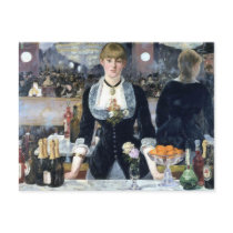A Bar At The Folies Bergere Postcard