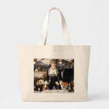 A bar at the Folies-Bergère Tote Bags