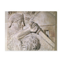 A Barbarian fighting a Roman legionary Postcard