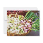 A basket of GARLIC - Naples, Italy Invitations