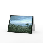 A Beach Pine Evening Greeting Card