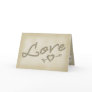 A Beach Wedding Invitation (Gold)
