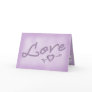 A Beach Wedding Invitation (Purple)