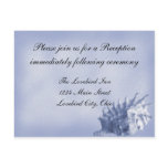 A Beach Wedding Reception Postcard (Dark Blue)