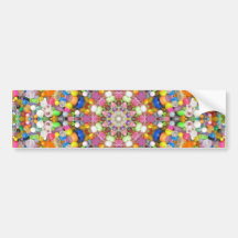A Bead Mandala Bumper Sticker