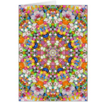 A Bead Mandala Card