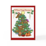A Beary Merry Christmas Greeting Card