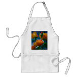 A beautiful bunch of roses and meaning apron