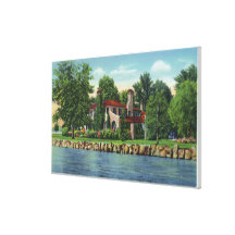 A Beautiful Chautauqua Lake Residence Gallery Wrap Canvas