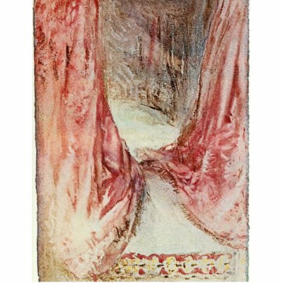 A Bed: Drapery Study By Turner Joseph Mallord Will Acrylic Cut Outs by Artcollection
