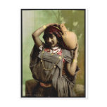 A Bedouin woman, Tunis, Tunisia vintage Photochrom Postcard
