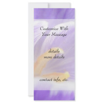 A Bee's Eye View - Crocus Custom Rack Cards