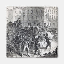A Belfast Riot Fridge Magnet